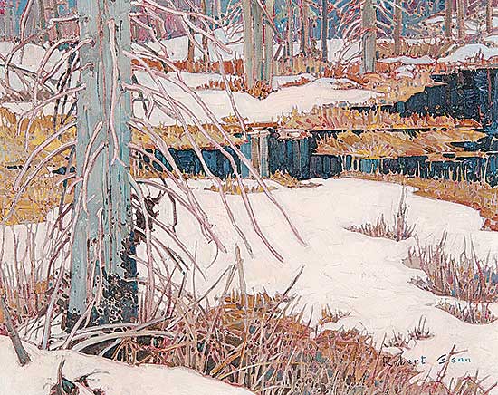 #30 ~ Genn - Beaver Pond in Winter, Manning Park, B.C.