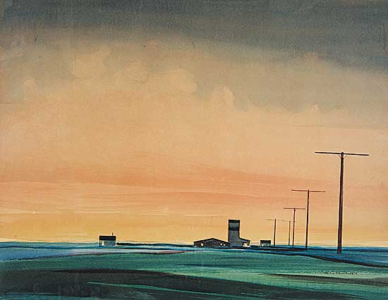 #45 ~ Hurley - Untitled - Prairie Sunset