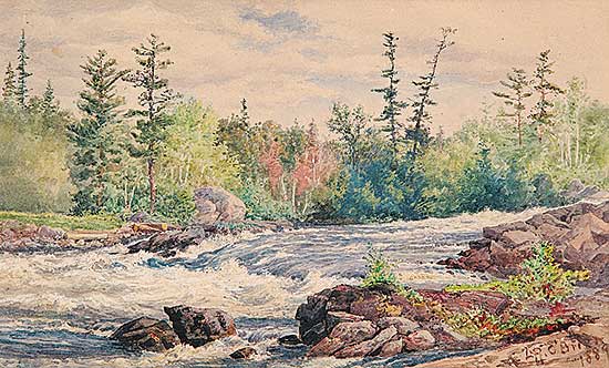 #72 ~ O'Brien - Landscape with Rapids