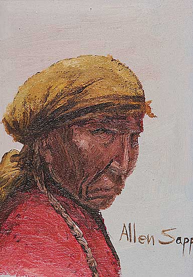 #89 ~ Sapp - Untitled - Indian Grandmother