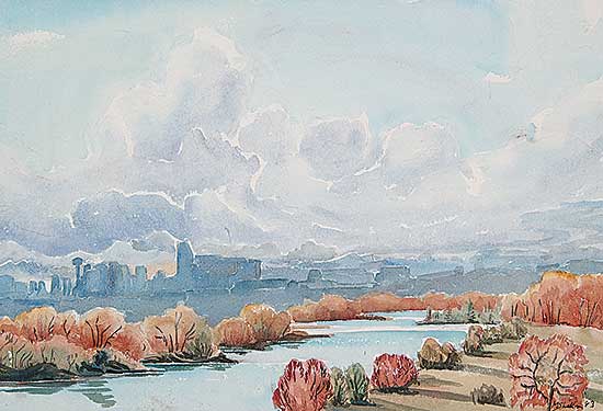 #98 ~ Shelton - City Scape