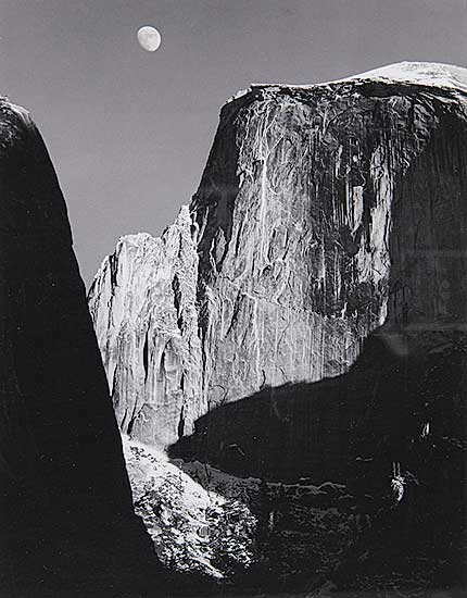 #201 ~ Adams - Moon and Half Dome
