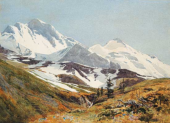 #213 ~ Dixon - Untitled - Snow-capped Mountains