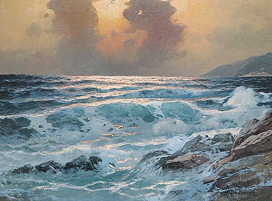 #216 ~ Dzigurski - Untitled - Seascape