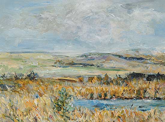 #417 ~ Bres - Untitled - Fall Landscape