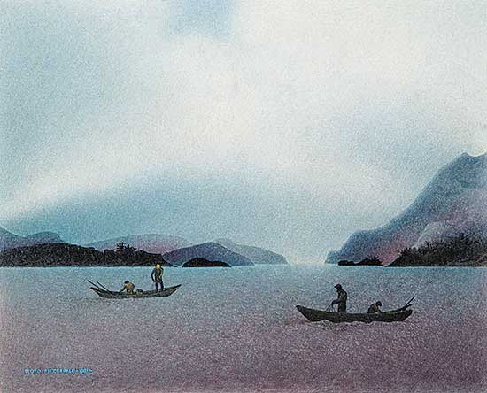 #429 ~ Fitzgerald - Fishermen on Bras d'Or