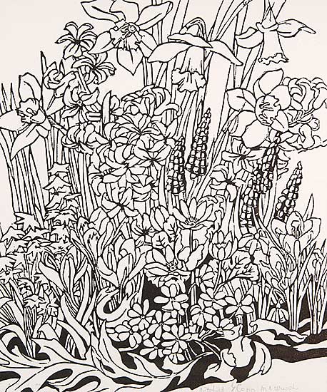 #510 ~ Wrinch - Untitled - Flower Garden