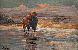 #45.3 ~ Innes - Untitled - Buffalo on the Prairies