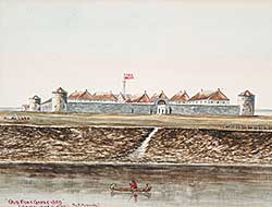 #443 ~ Hutchins - Old Fort Garry 1869 [demolished 1882]