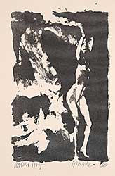 #462 ~ Markle - Untitled - Abstract with Figure  #Artist Proof