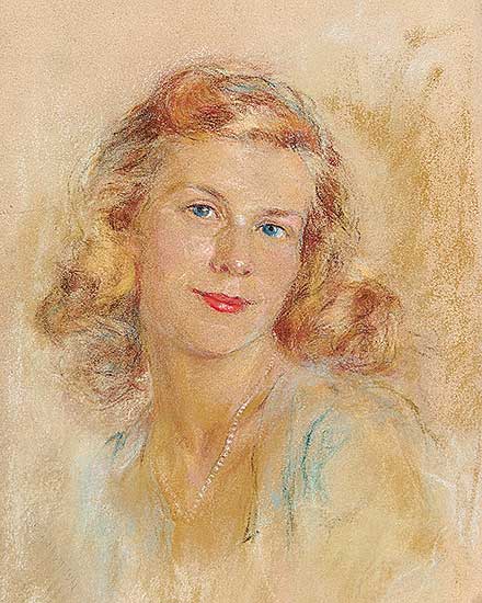 #25.2 ~ de Grandmaison - Untitled - Portrait of a Young Lady