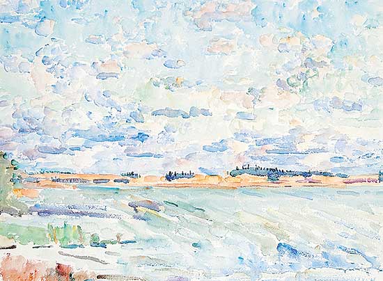 #68.1 ~ Knowles - Untitled - View of the Lake