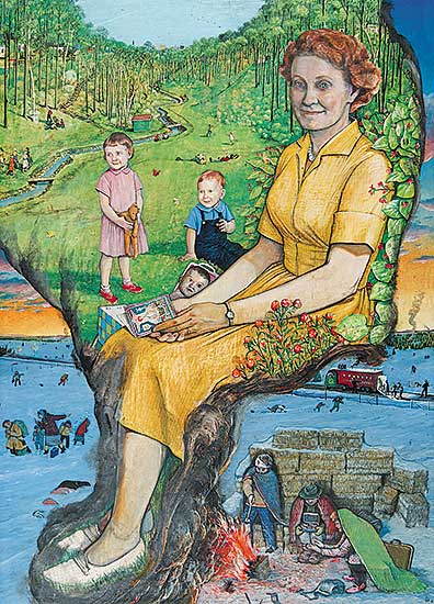 #71 ~ Kurelek - Mendelsohn in Canadian Winter