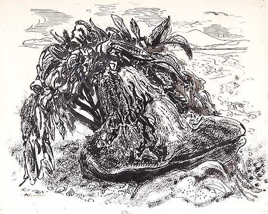 #76 ~ Lismer - Untitled - Beach Scene