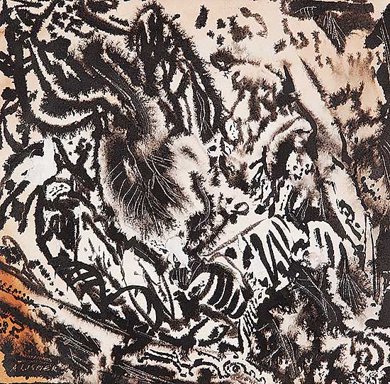 #78 ~ Lismer - Untitled - Forest Undergrowth