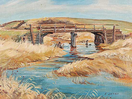 #80 ~ Luthi - Bridge Across Salem Creek N.E. of Greenfields