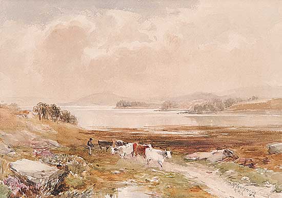 #212 ~ McGuinness - Distant View of Lough Eske, Co. Donegal
