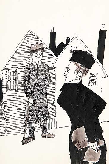 #405 ~ Bates - Untitled - We Thought She Had Brought the Burgermeister