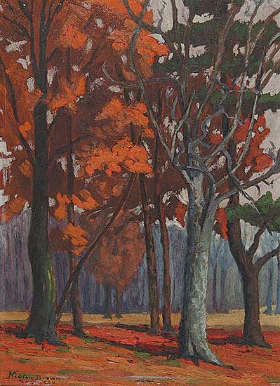 #414 ~ Brown - Untitled - Autumn Forest