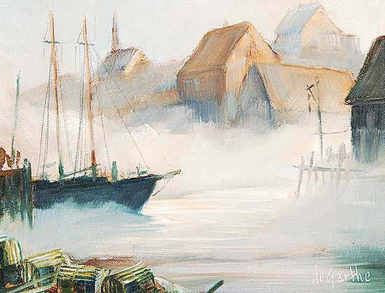 #432 ~ de Garthe - Untitled - Dock Scene