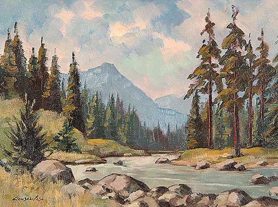 #449 ~ Gonsalves - Untitled - Mountain River