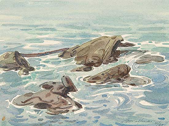 #502 ~ Maltman - Untitled - Swirling Tide