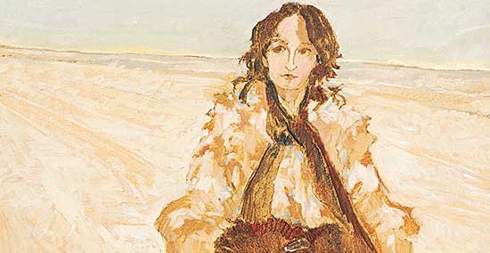 #512 ~ McInnis - Lone Figure on the Prairie