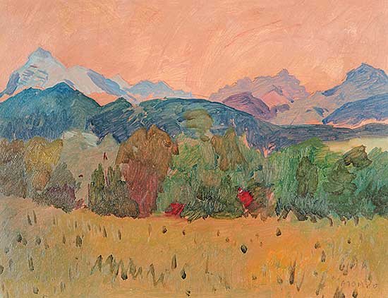 #518 ~ Monro - Evening Light Near Beaver Mines Lake