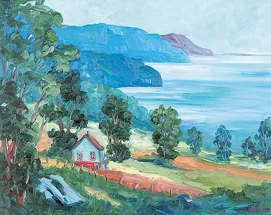 #587 ~ Rollin - Vue sur Caps a l' Aigle Charlevoix, Quebec