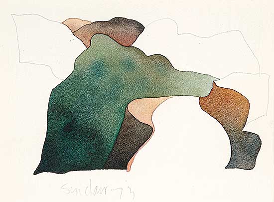 #603 ~ Sinclair - Untitled - Rocky Mountain Landscape