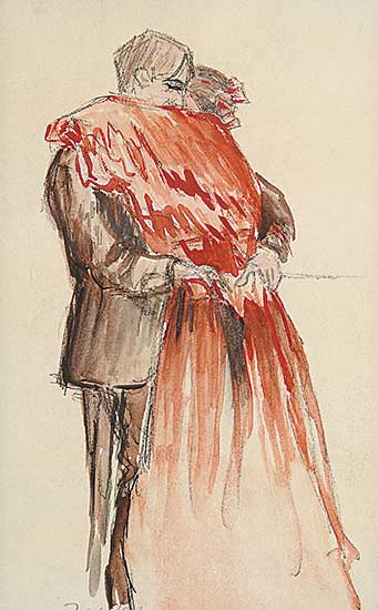 #624 ~ Villon - Untitled - Les Amoureux