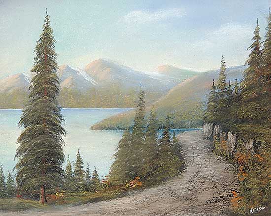 #635 ~ Wride - Untitled - Mountain Lake