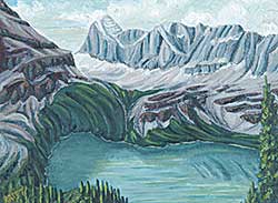 #617 ~ Thorsteinsson - Opabin Pass, Above Lake O'Hara, B.C.