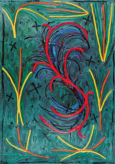 #19 ~ Bolduc - Untitled - Red Notations