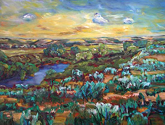 #52 ~ Hay - Sage by Road, Early Morning