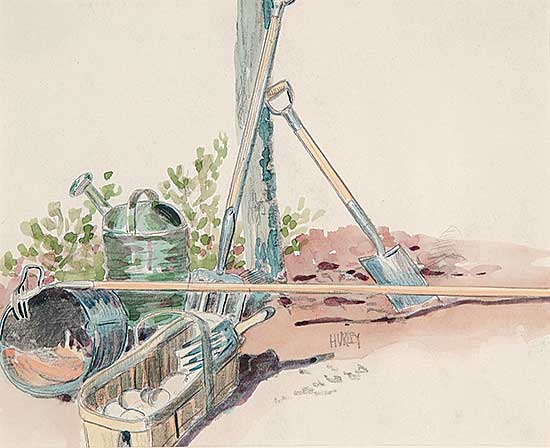 #57 ~ Hurley - Garden Details, 1944, 1st Avenue N.