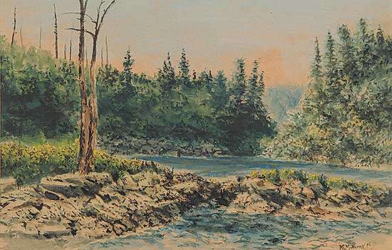 #76 ~ Matthews - Untitled - Forest Stream