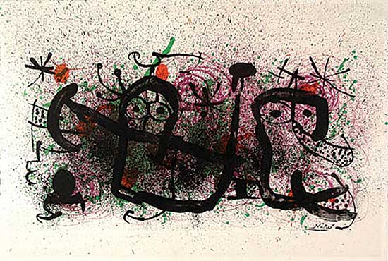 #79 ~ Miro - Untitled - Abstract