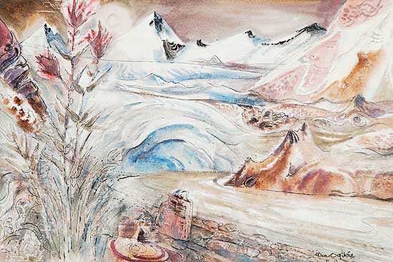 #91 ~ Ogilvie - Untitled - Glacial River