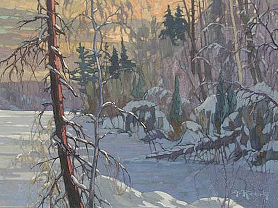 #112 ~ Rebry - Dawn at Island Lake