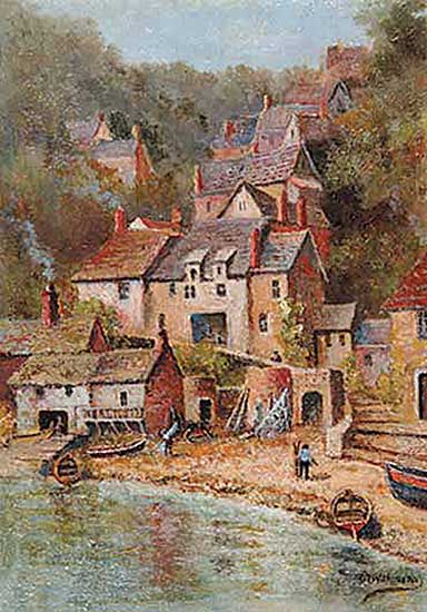 #146 ~ Wilkinson - Untitled - Fishing Village