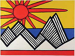 #26 ~ Calder - Mountains and Sun  #42/125