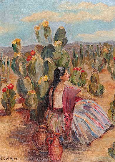 #20 ~ Collyer - Untitled - Seated Woman