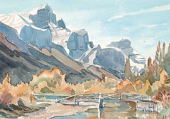 #105 ~ Shelton - Slopes of Rundle