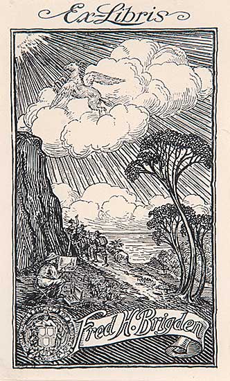 #203 ~ Alexander - Ex Libris - Fred H. Brigden