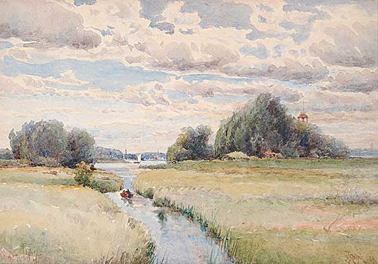 #291 ~ Rolph - Untitled - Rowing Among the Toronto Islands