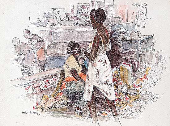 #298 ~ Secord - Straw Market, Nassau