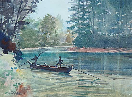 #312 ~ Wilson - Untitled - Punting on the River