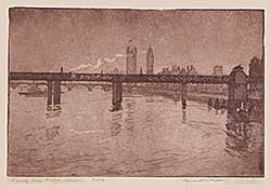 #265 ~ Lenard - Charing Cross Bridge, London  #1/50