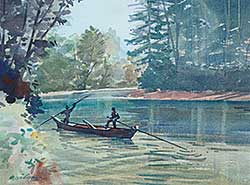 #312 ~ Wilson - Untitled - Punting on the River